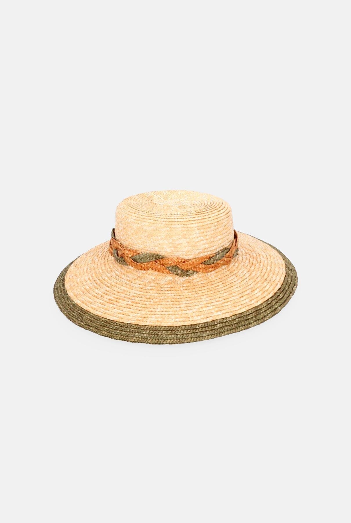 Sombrero Cuchi braid oliva