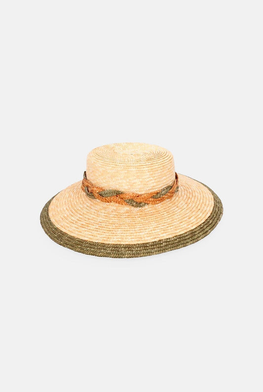 Sombrero Cuchi braid oliva
