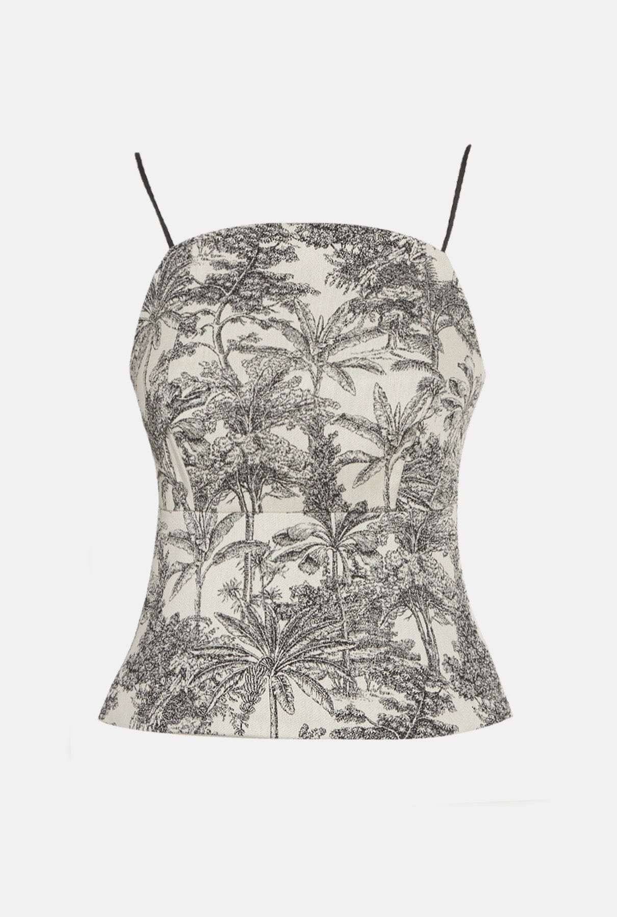 Top Bustier Josefina Toile de Jouy