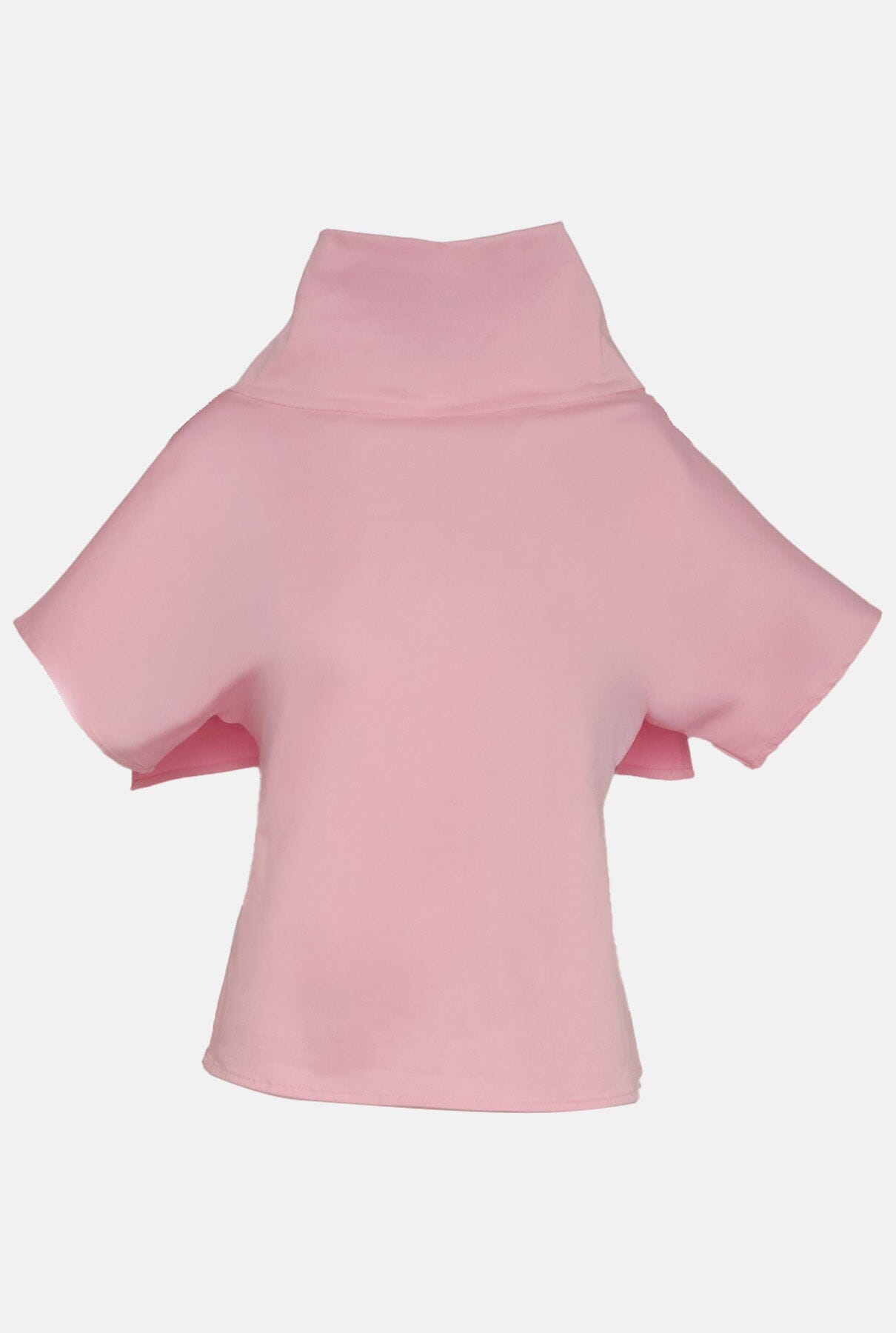 Top cuello y capa - pink