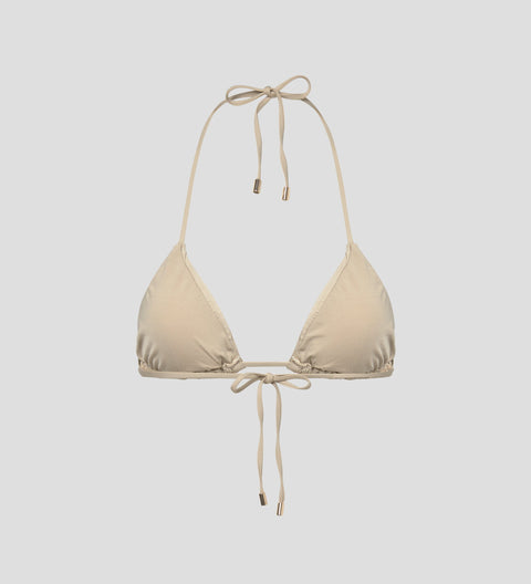 Top de bikini textura triangular