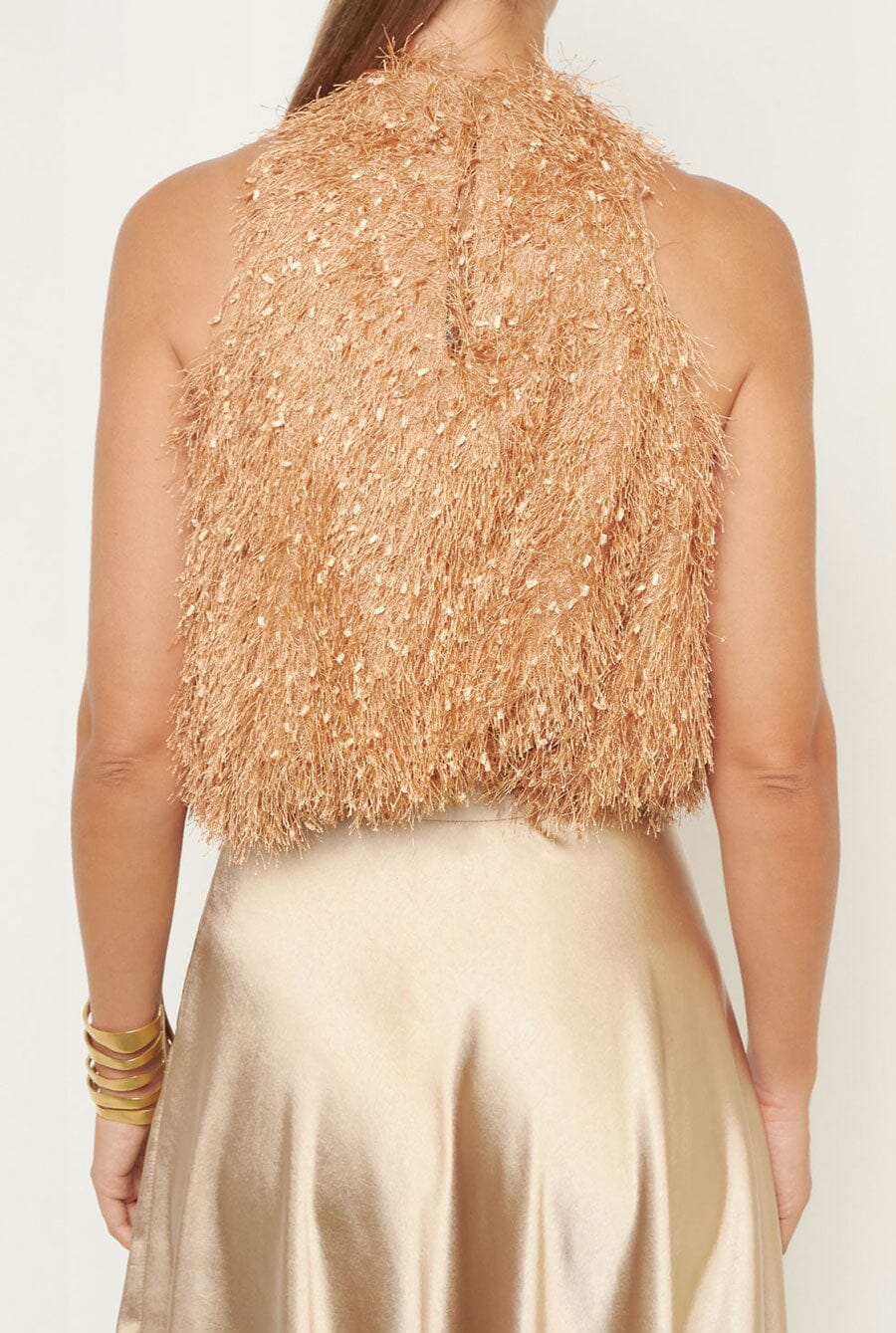 Top Halter Catherine Plumitas Beige