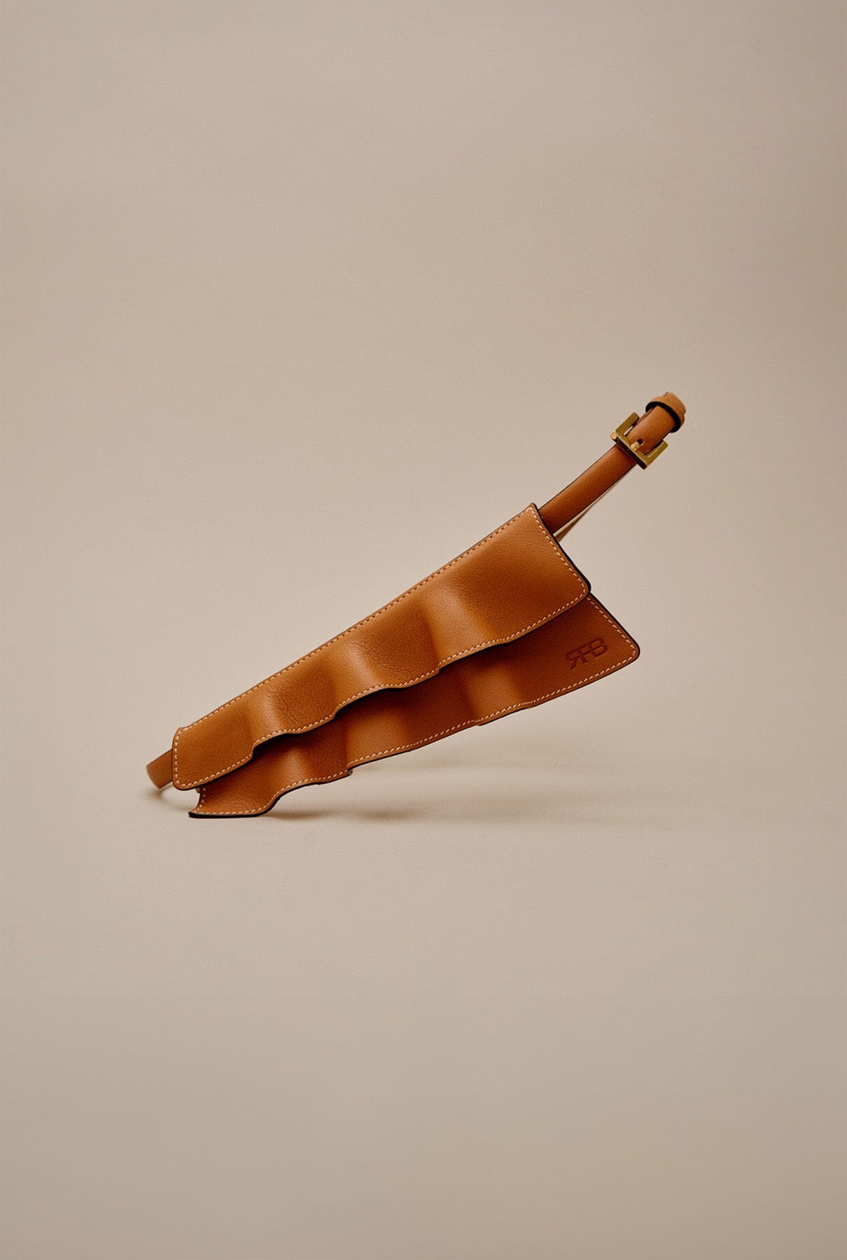Vuelo Light Caramel Leather Corset Belt