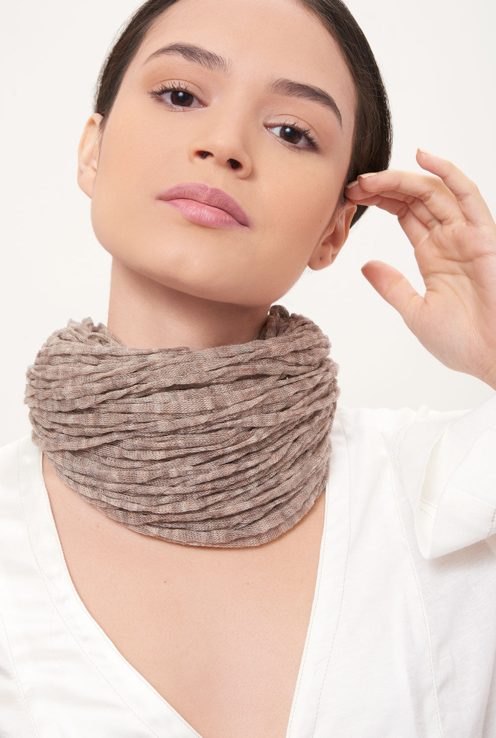 Wool necklace topo - Cuello antianginas