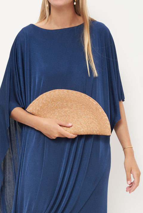 Abanico hand bag camel mini