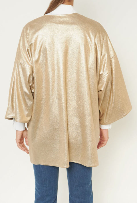 Abrigo Greta Reversible Beige Oro