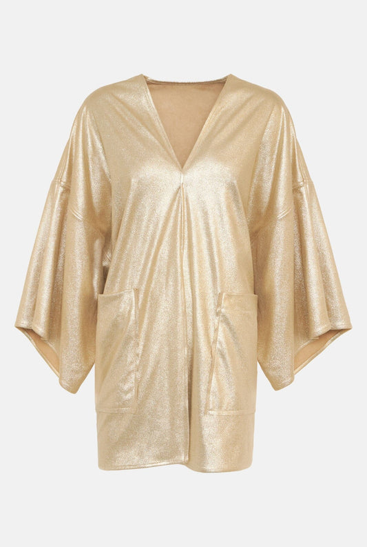 Abrigo Greta Reversible Beige Oro