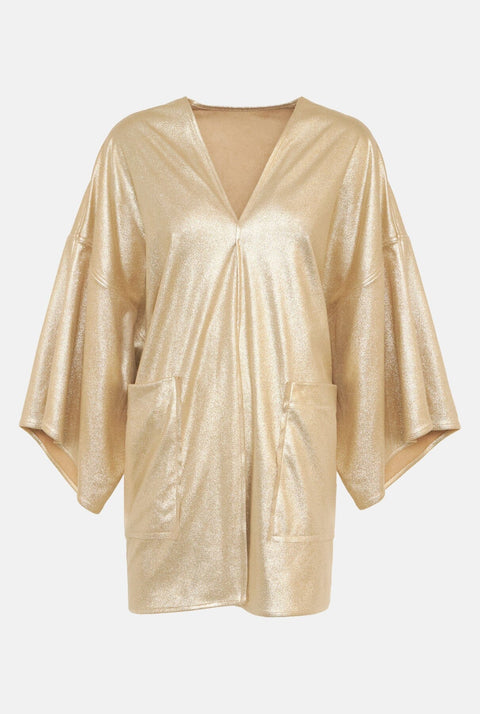 Abrigo Greta Reversible Beige Oro