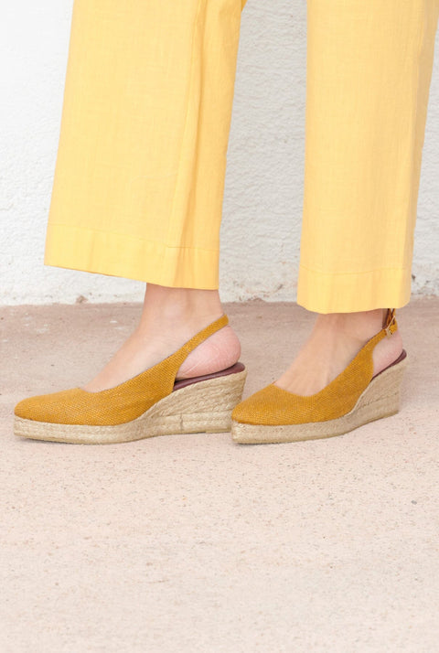 Alpargatas amarillo mostaza