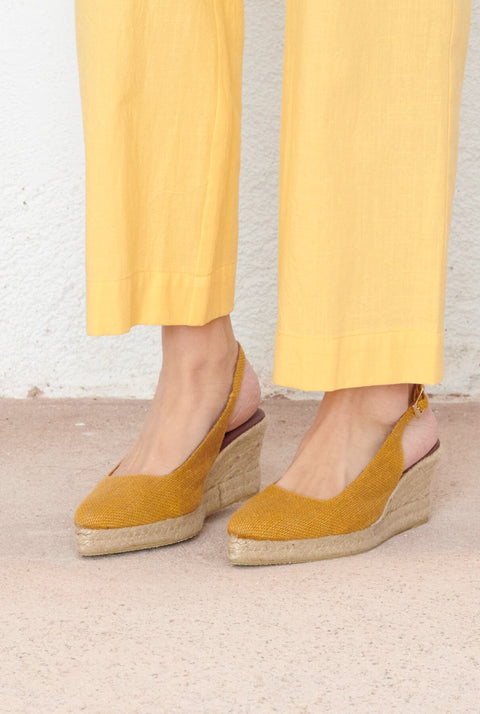 Alpargatas amarillo mostaza