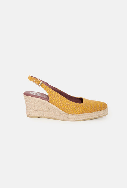 Alpargatas amarillo mostaza
