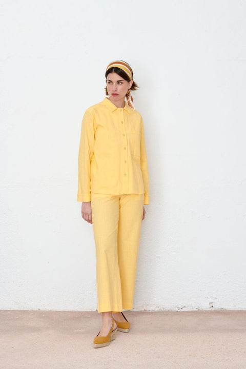 Alpargatas amarillo mostaza