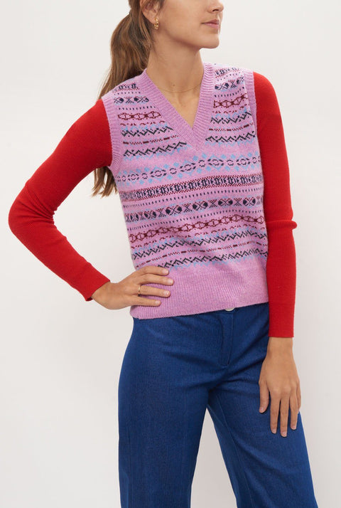 Amy Pink Vest