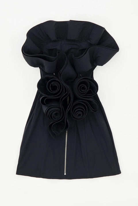 Back bouquet dress