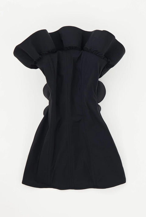 Back bouquet dress