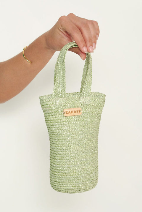 Bolso de mano Baguetin Pistacho