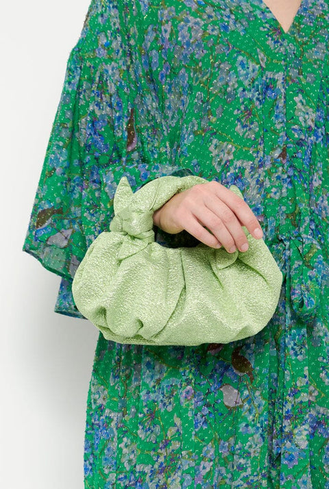 Bernatta Mini Green Lamé