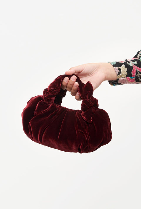 Mini Bernatta Burgundy Velvet