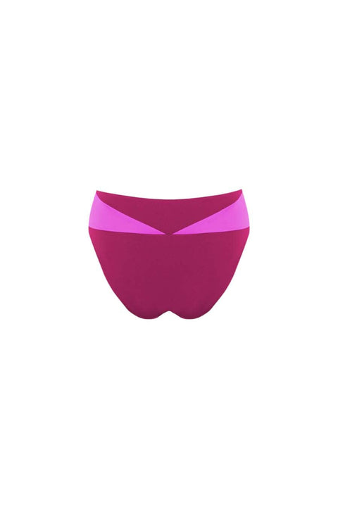 BIKINI BOTTOM ROMBO SALITRE FUCSIA