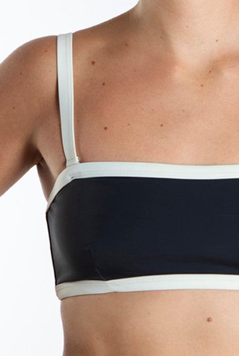 BIKINI TOP BANDEAU ISLA GRIS
