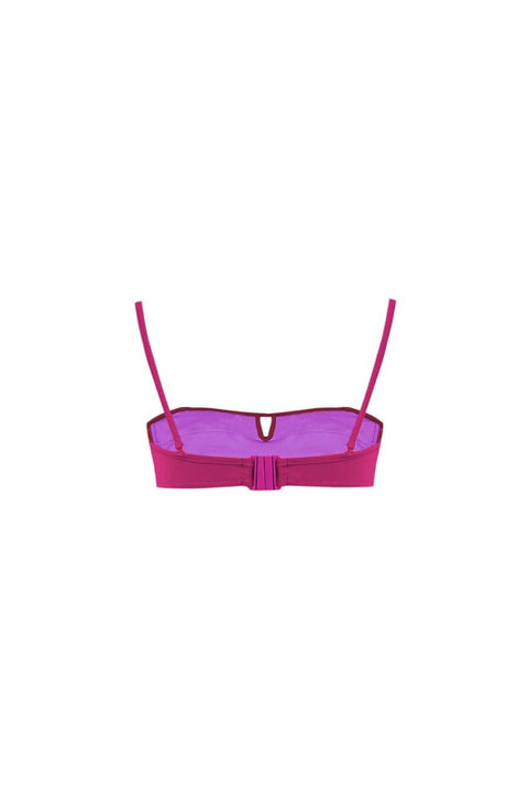 TOP BIKINI BANDEAU SALITRE FUCSIA