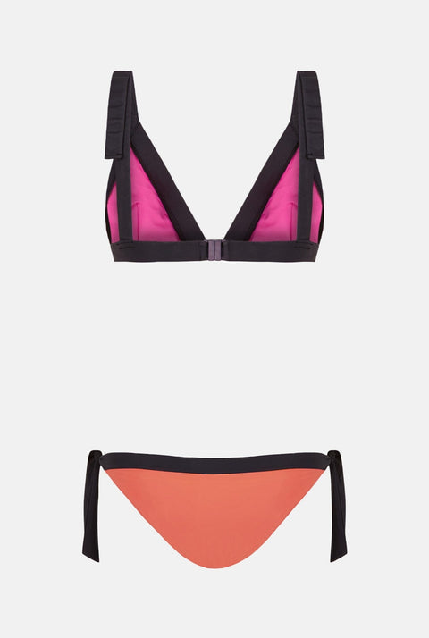 BIKINI TOP TRIANGLE ISLA NARANJA