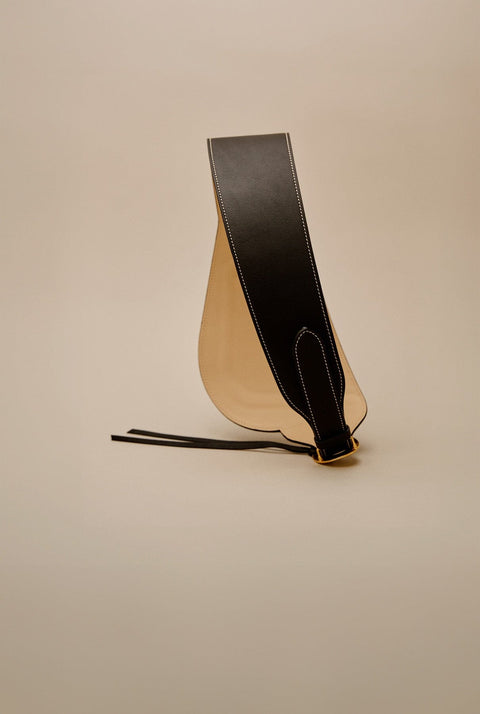 Binomio Black Leather Corset Belt