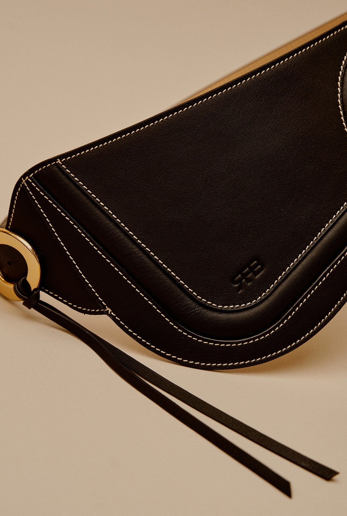 Binomio Black Leather Corset Belt