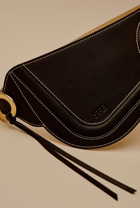 Binomio Black Leather Corset Belt