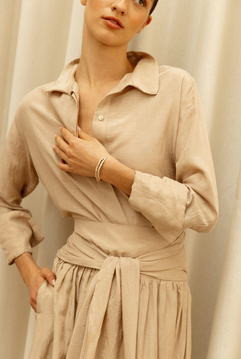 Blusa Bessette Beige