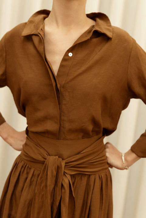 Blusa Bessette Chocolate