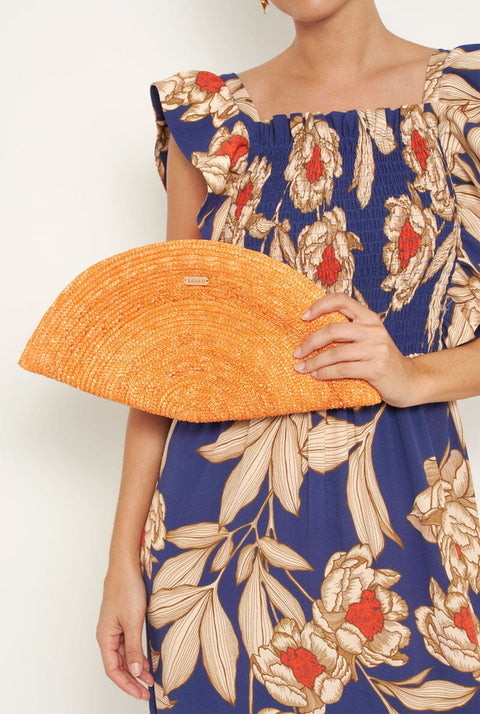 Bolso Abanico Naranja
