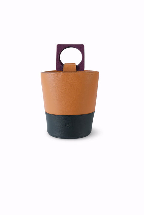 Bolso Barroco Cuoio/Negro