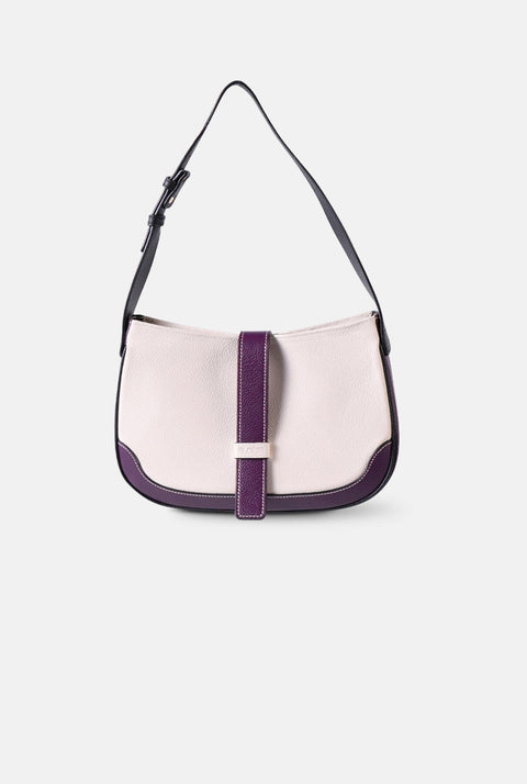 Bolso Gondola Beige/Burgundy