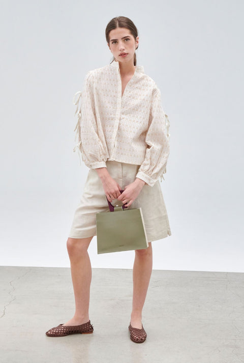 Bolso Teo Oliva/Beige
