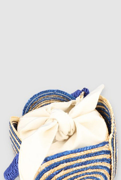 Bolso Yang espiral azul