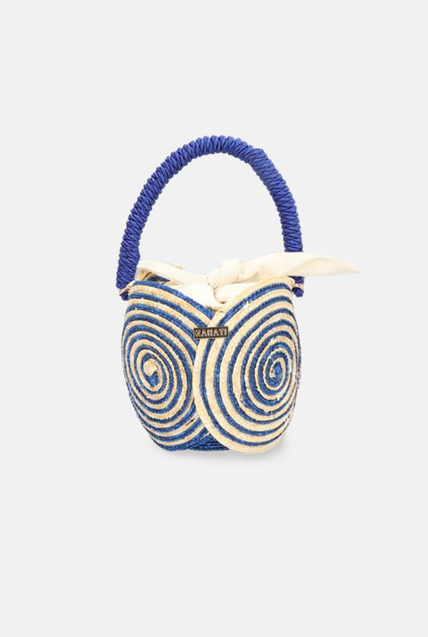 Bolso Yang espiral azul