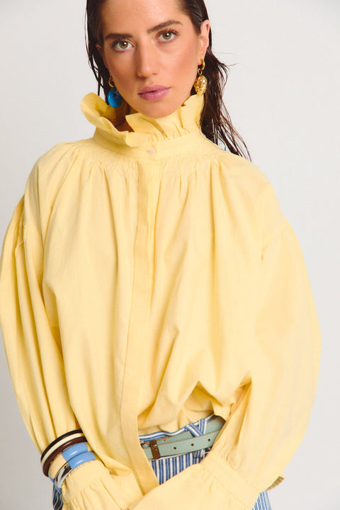 CAMISA BALMORAL AMARILLA