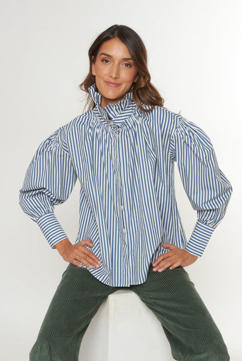 CAMISA BALMORAL AZUL