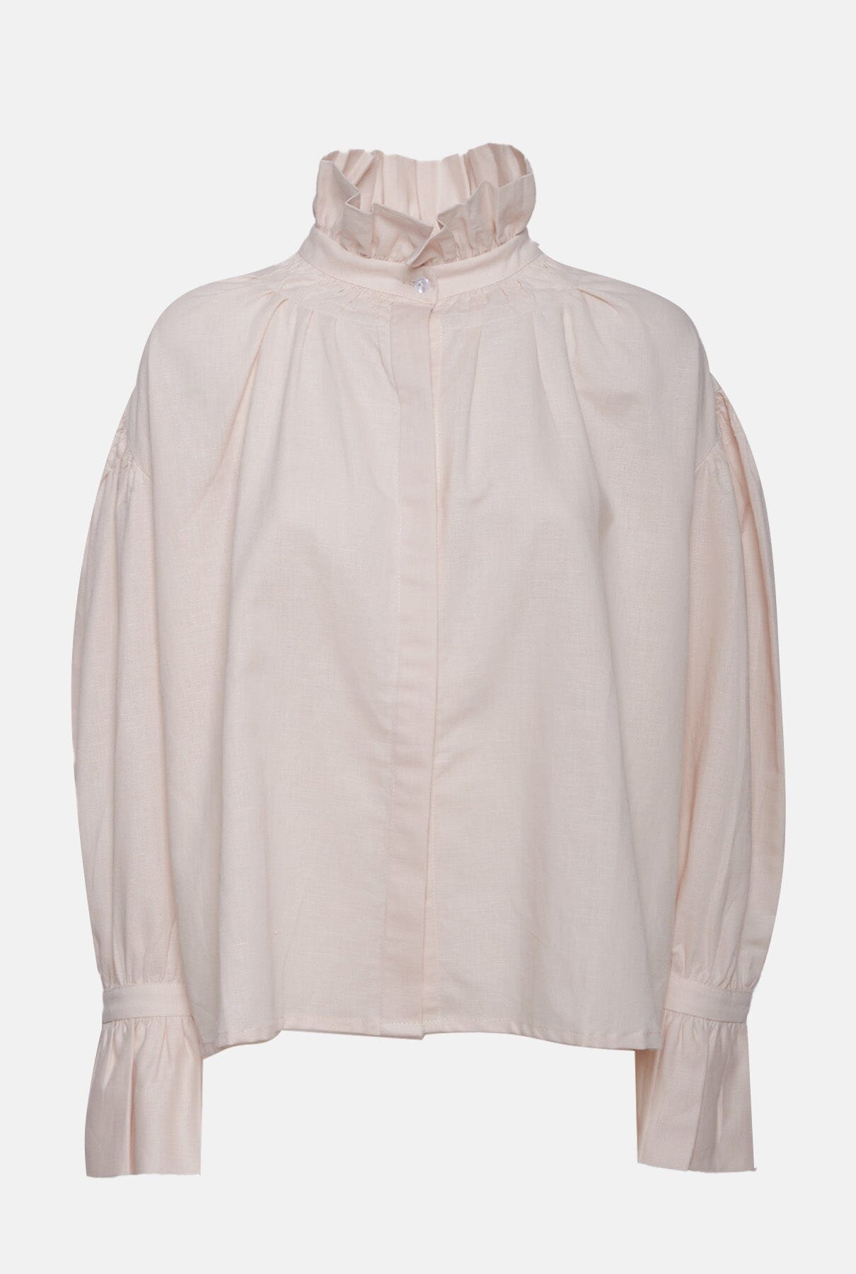 CAMISA BALMORAL LINO CRUDO