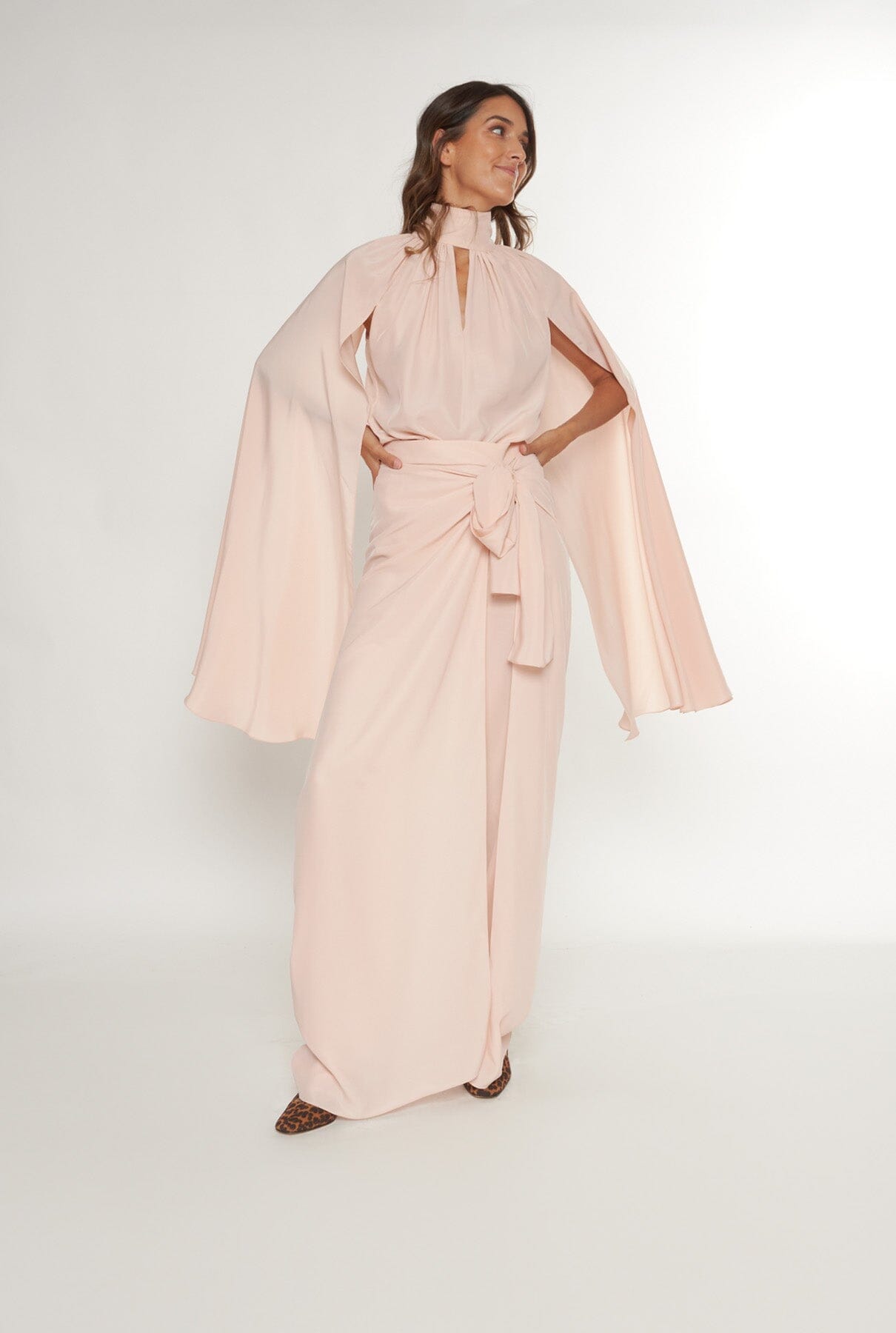 Camisa capa rosa palo