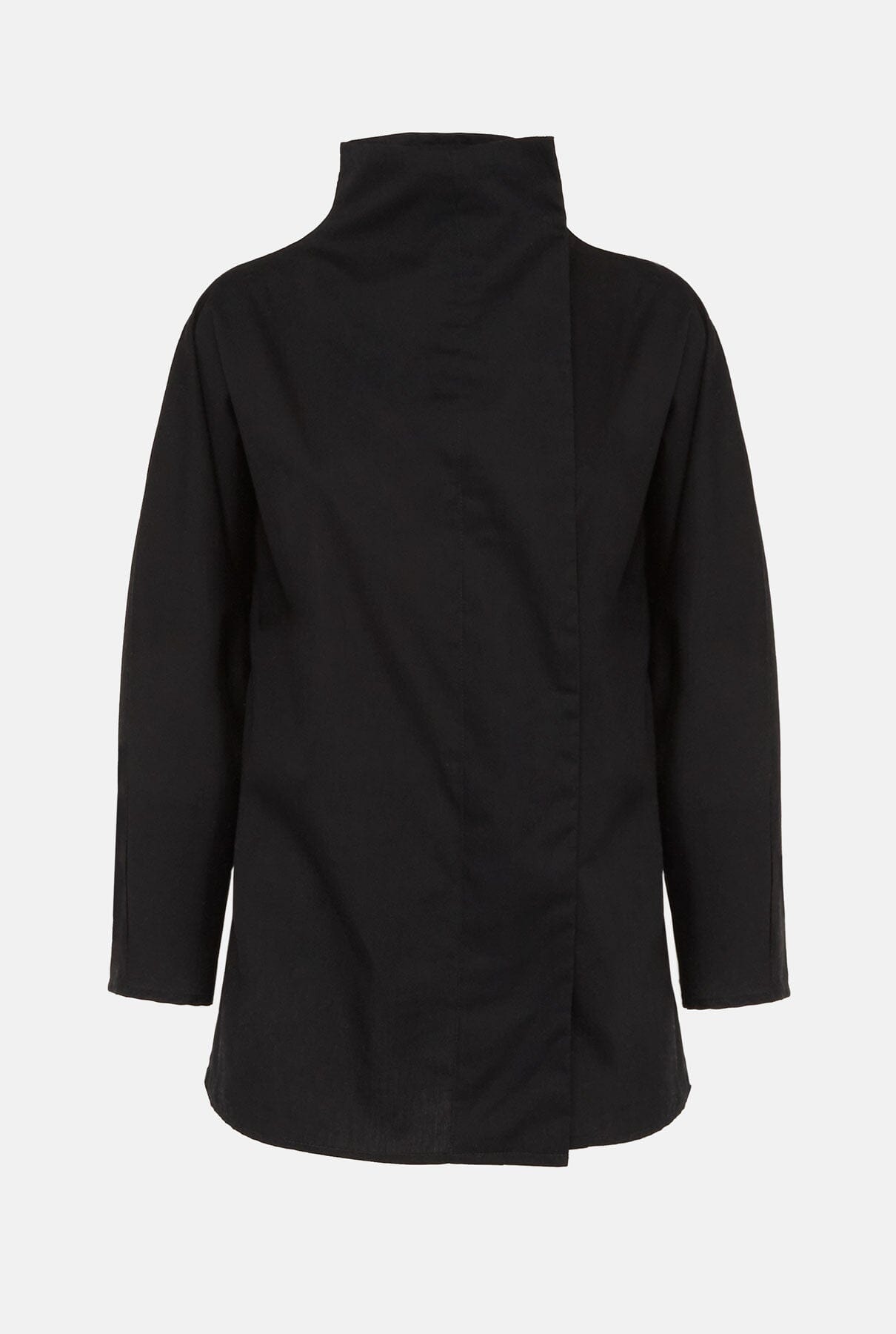 Camisa cierre lateral negro