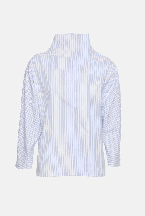 Camisa cierre lateral rayas