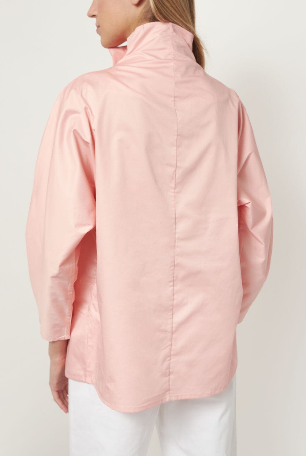 Camisa cierre lateral rosa