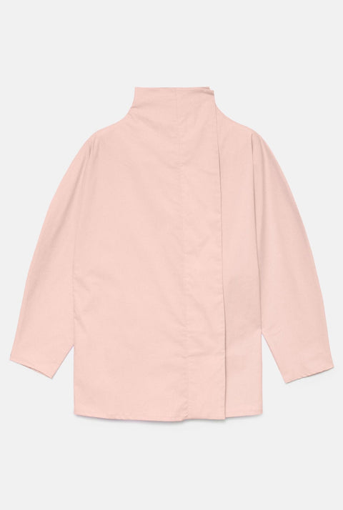 Camisa cierre lateral rosa