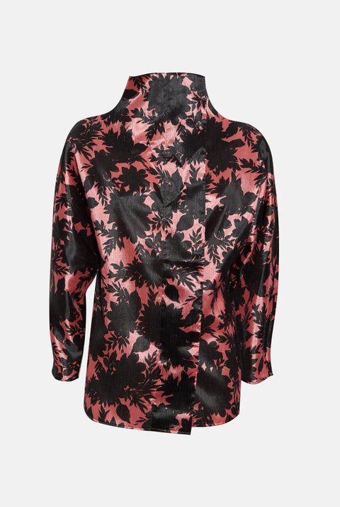 Camisa cierre lateral y estampado de flores | EDICIÓN LIMITADA