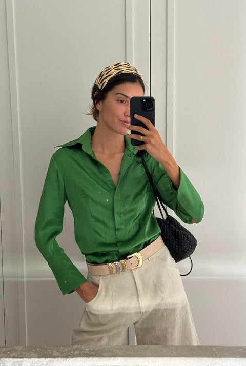 Camisa de seda