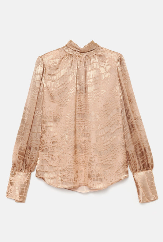 Camisa lazada dorada