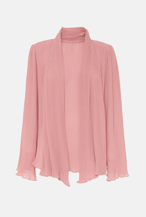 Camisa lazada plisada