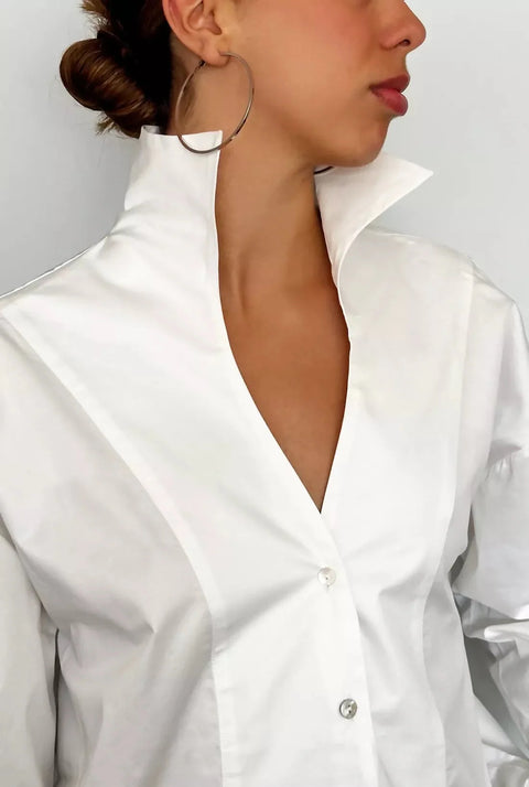 Camisa Lina Blanca